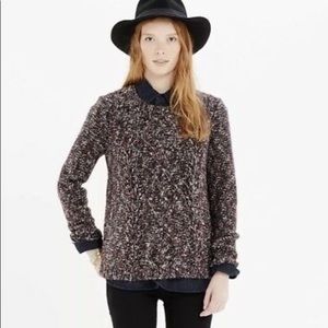 Madewell Firelight Marled Chunky Cable Sweater M